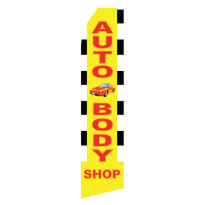 Auto Body Shop Econo Stock Flag