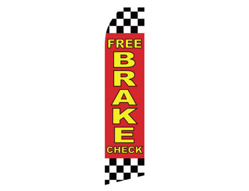 Free Brake Check Econo Stock Flag
