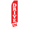 Red and White Drive In Econo Stock Flag