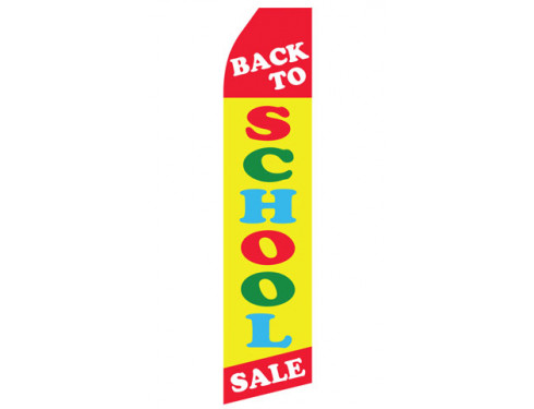 Back to School Sale Econo Stock Flag