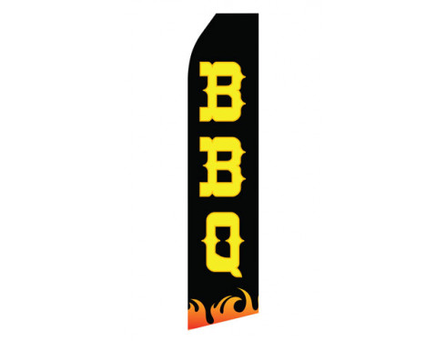 Black BBQ Econo Stock Flag