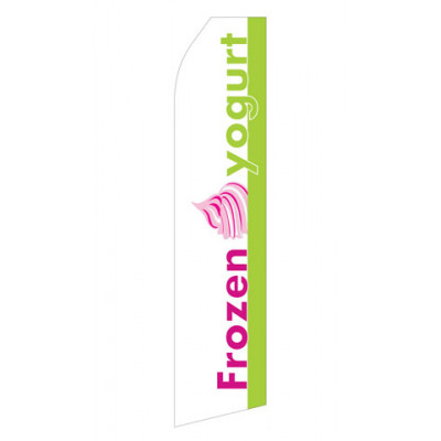 Frozen Yogurt Econo Stock Flag