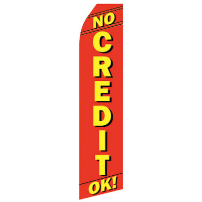 No Credit OK Econo Stock Flag