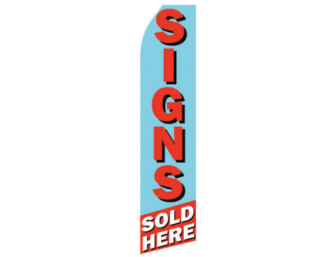 Sign Sold Here Econo Stock Flag