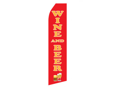 Wine and Beer Econo Stock Flag