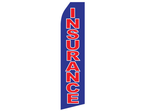 Blue Insurance Econo Stock Flag