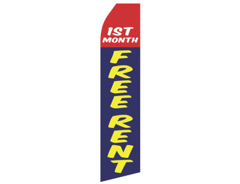 First Month Free Rent Econo Stock Flag