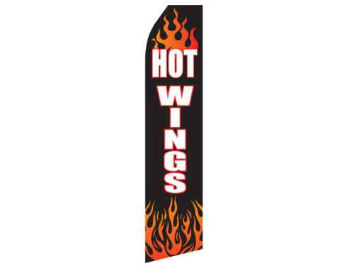Hot Wings Econo Stock Flag