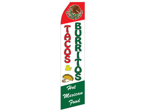 Tacos and Burritos Econo Stock Flag