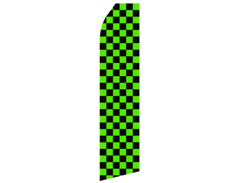 Black Green Econo Stock Flag