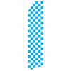 Blue Checkered Econo Stock Flag
