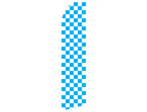 Blue Checkered Econo Stock Flag