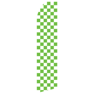 Green Checkered Econo Stock Flag