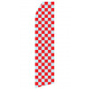 Grey and Red Checkered Econo Stock Flag