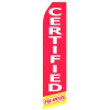 Red Certified Econo Stock Flag