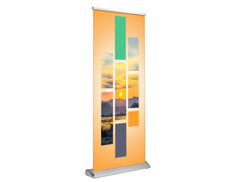 Deluxe Retractable - Double Sided 33"x81"