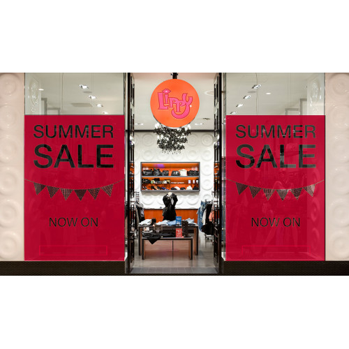 Adhesive Clear Vinyl Products Print Banners