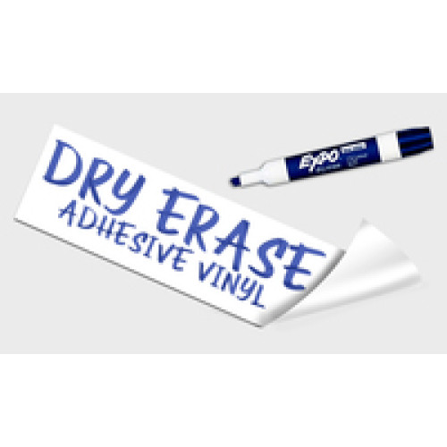 Dry Erase Adhesive Vinyl Print Banners