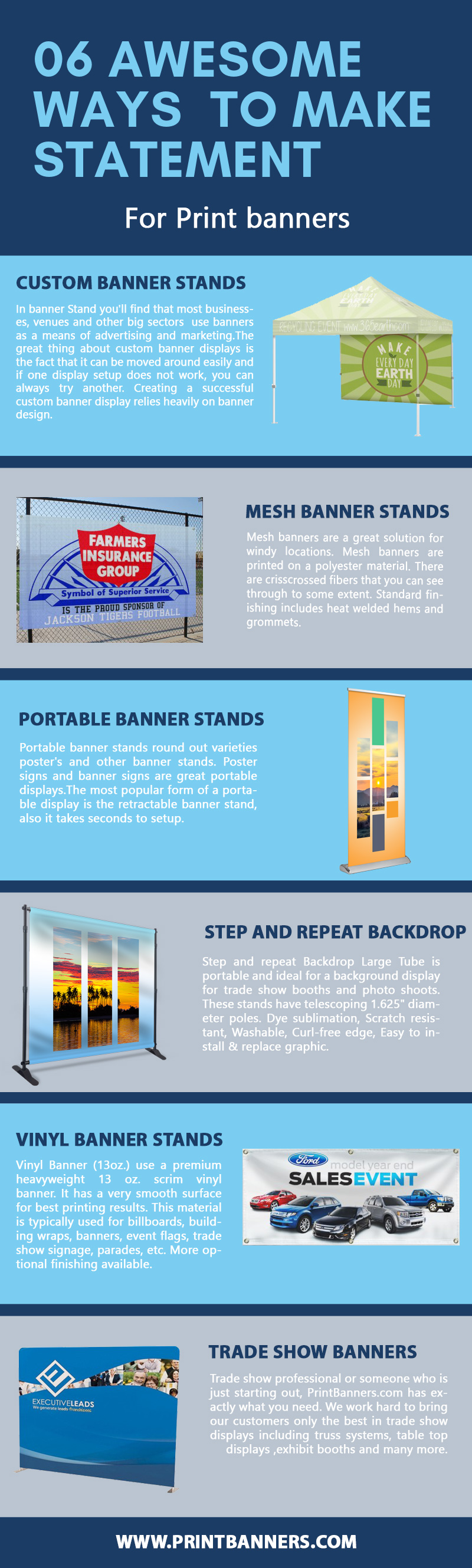 6 Awesome Ways to Make a Statement Infographic
